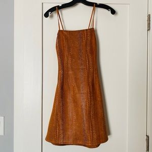 UO Orange Mini Dress (NWT!)